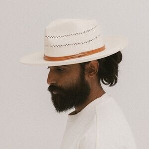 TWO ROADS AMALFI Straw Rancher Hat Size Large 59 NEW